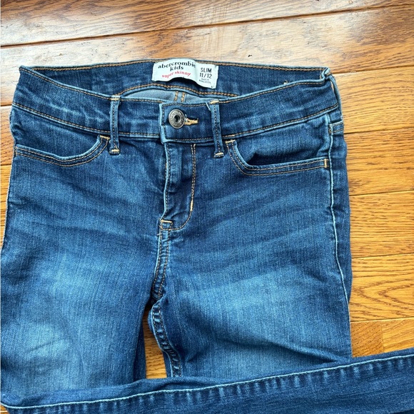 Abercrombie Kids Super Skinny Denim Jeans Girls Size 11/12 - Picture 7 of 7